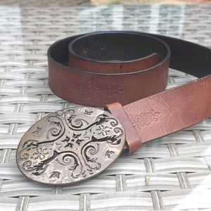 Yellowstone Fans! Embossed Genuine Leather Belt